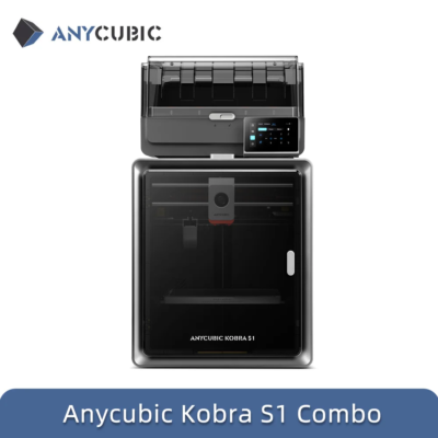 Anycubic Kobra S1 Combo Multi-Color 3D Printer Max Speed 600mm/s Core XY Stable Structure High Precision Ultra-Quiet 3D Printer
