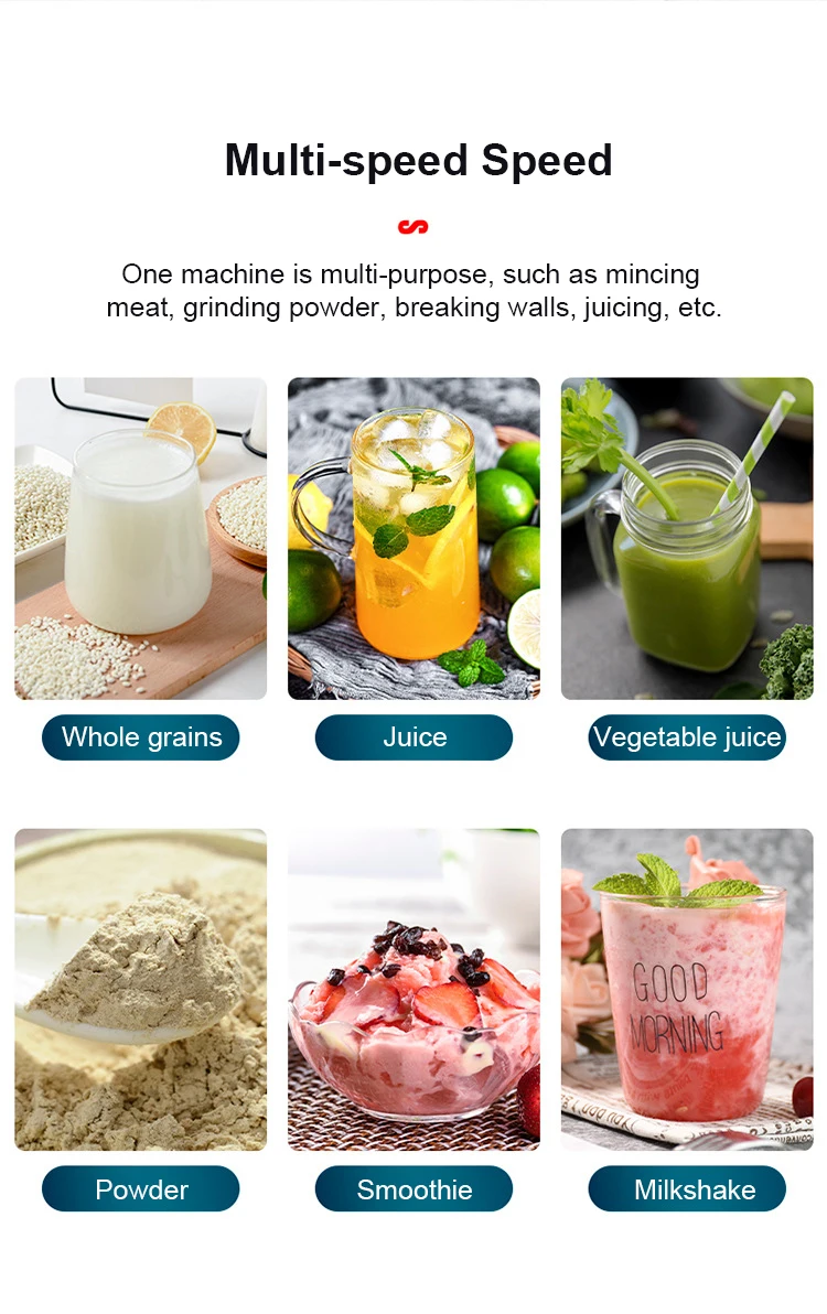 2000W Heavy Duty Commercial Blender Stationary Mixer Food Processor Ice Smoothies for Kitchen High Power Juicer Blender BPA Free 2000W Heavy Duty Commercial Blender Stationary Mixer Food Processor Ice Smoothies for Kitchen High Power Juicer Blender BPA Free