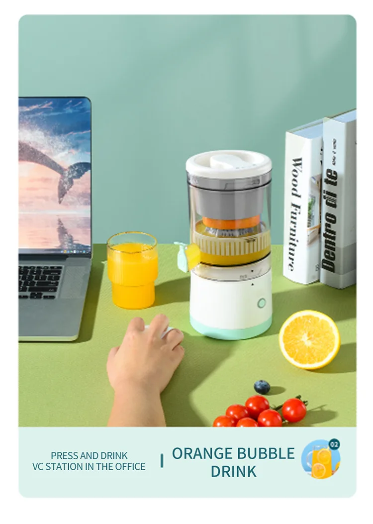 Extractor Fully Automatic Fruit Household Juicer Portable Juice Machine Residue Separation Bidirectional Spiral Fruit Juicer Cup