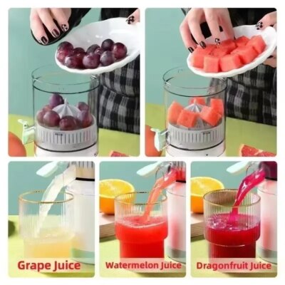 Extractor Fully Automatic Fruit Household Juicer Portable Juice Machine Residue Separation Bidirectional Spiral Fruit Juicer Cup - Image 2