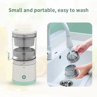 Extractor Fully Automatic Fruit Household Juicer Portable Juice Machine Residue Separation Bidirectional Spiral Fruit Juicer Cup - Image 6