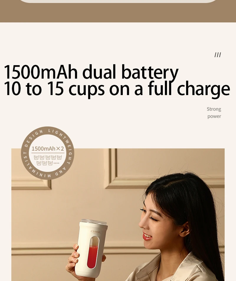 Z30 USB Electric Portable Fruit Blender 350ML Charging Small Quality Home Mini Multi functional Fruit and Vegetable Juice Cup
