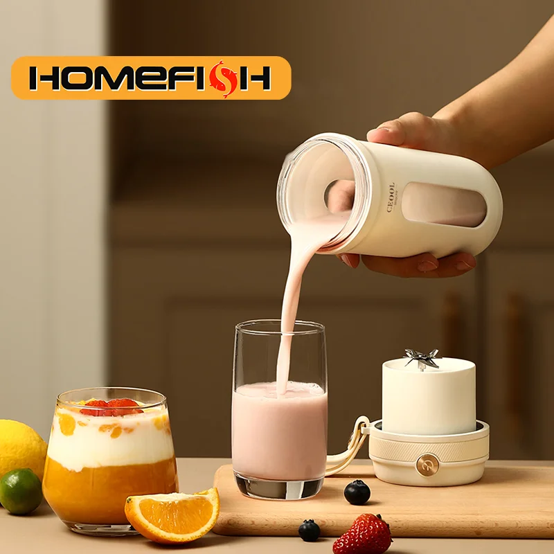 Z30 USB Electric Portable Fruit Blender 350ML Charging Small Quality Home Mini Multi functional Fruit and Vegetable Juice Cup