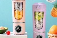 New Portable Juice Maker Blender for Shakes Smoothies 700ML Multiple Colors 12-Blades Fast Mixing 2 In 1 Blender Bottle Juicer