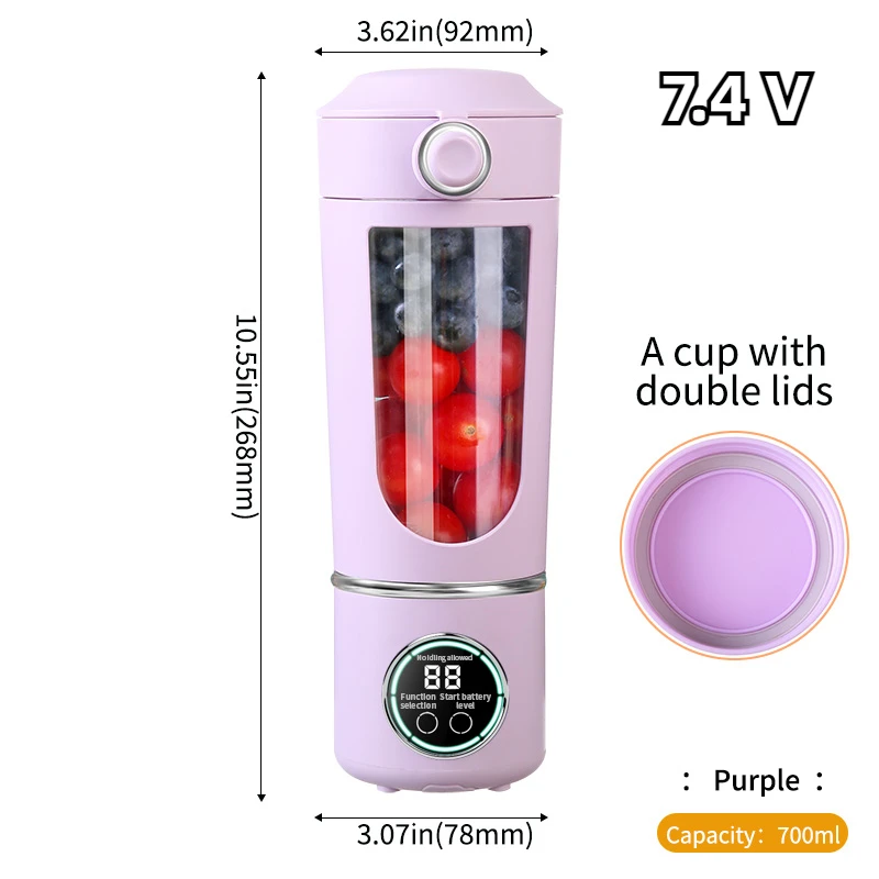 Purple 7.4V with Lid
