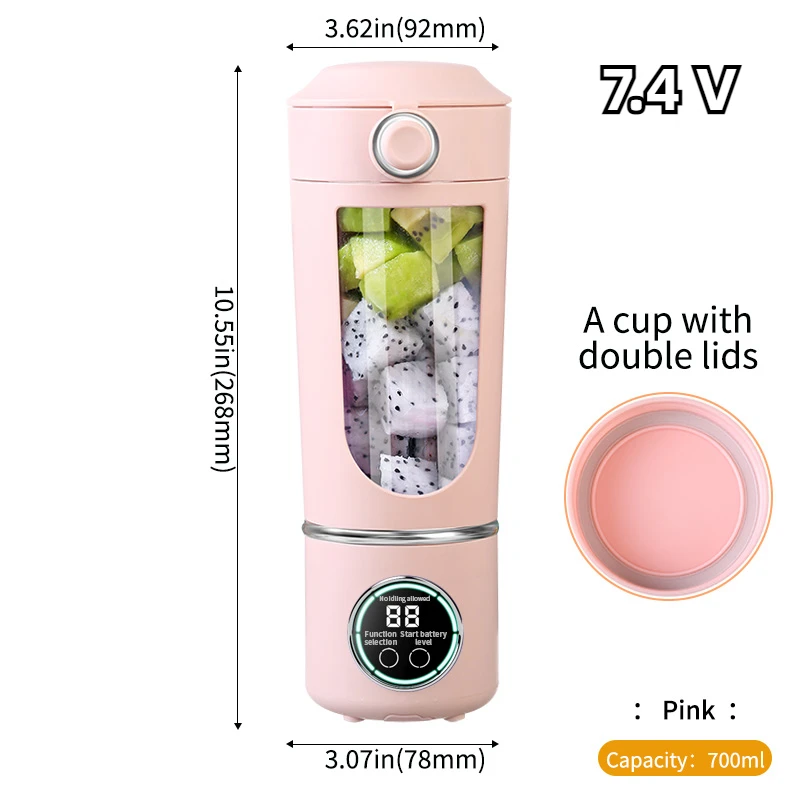 Pink 7.4V with Lid