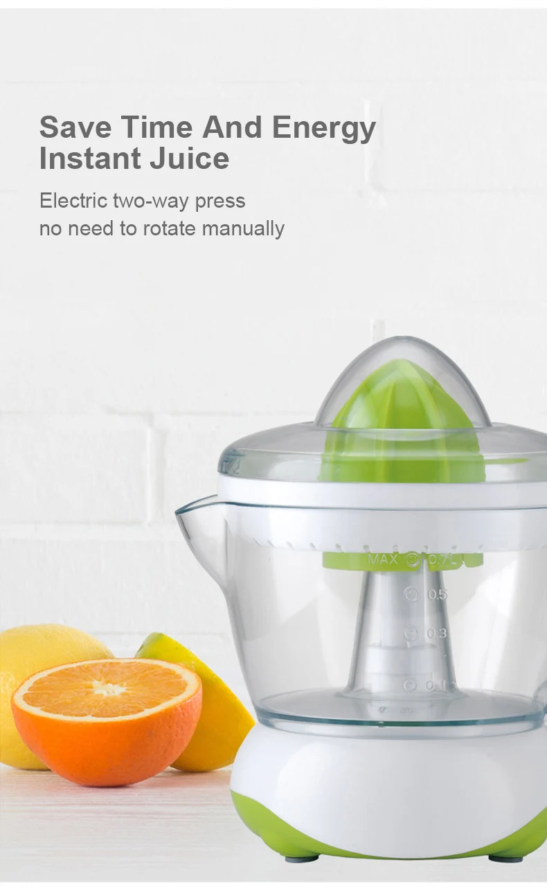 700ML Electric Orange Juice Extractor Household  Fruit Squeezer Machine Large Capacity Juicers Orange Lemon Extractor Household