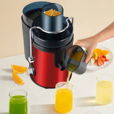 Juicer centrifugal Household large caliber electric juice machine residue separation vegetable Juicer EU UK - Image 6