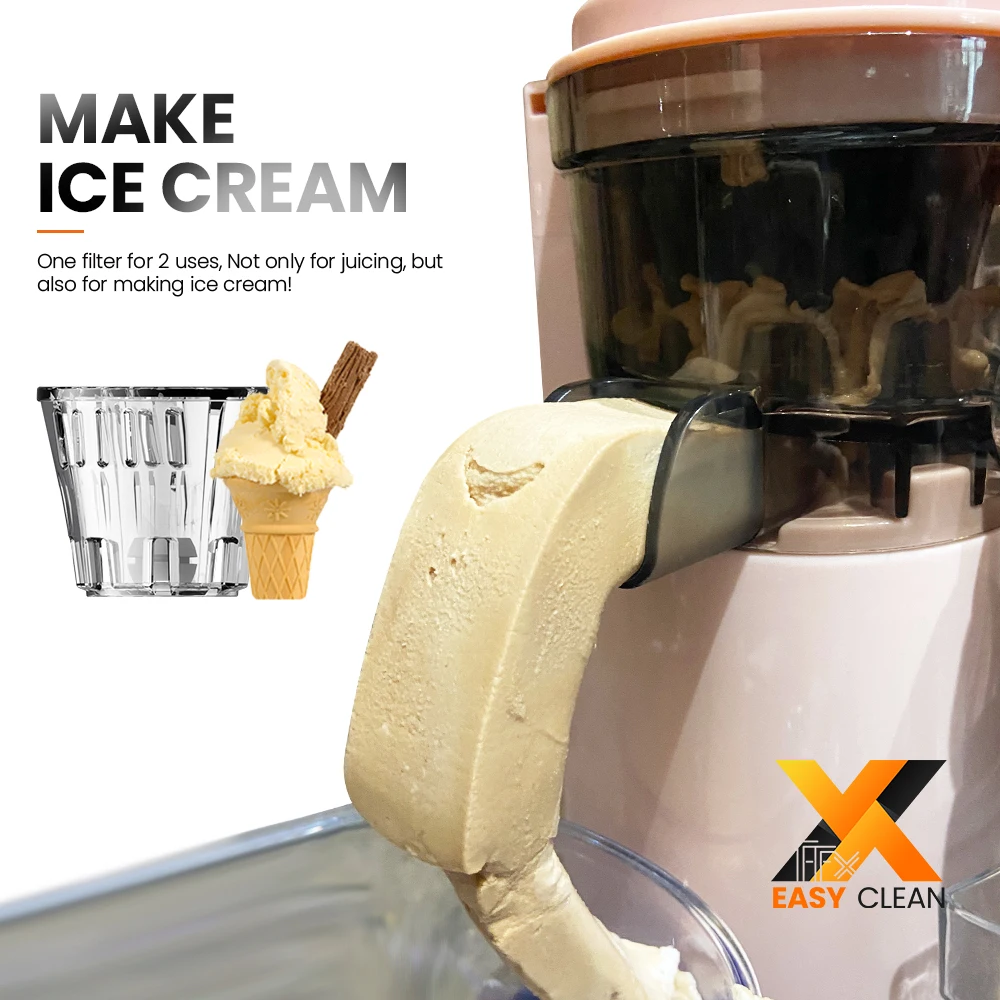 Mini Slow Juicer Portable Electric Juice Extractor Lemon Fruit Juice Maker Blender Easy Clean Can Make Ice Cream Mini-Pro Mini Slow Juicer Portable Electric Juice Extractor Lemon Fruit Juice Maker Blender Easy Clean Can Make Ice Cream Mini-Pro