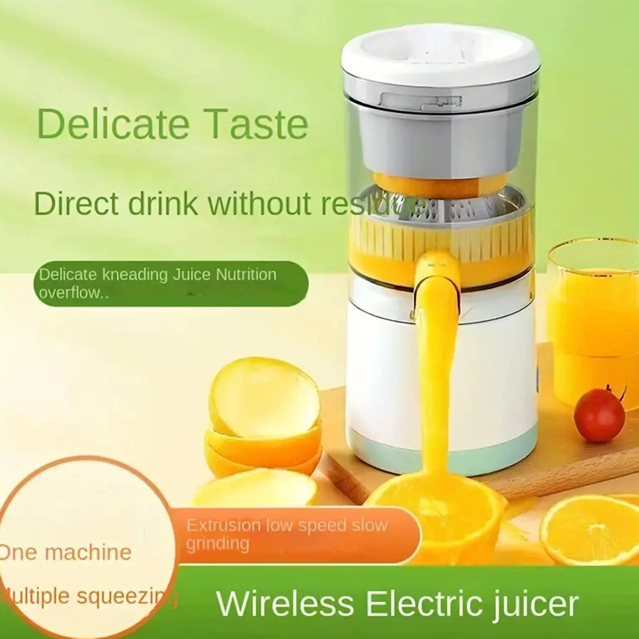 Portable Electric Juicer USB Charging Orange Lemon Fruit Blender Mini Household Juice Squeezer Mixer Citrus Juicer for Travel