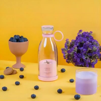 Portable Rechargeable juicer blender wireless mixer fresh juice 350ml With charger - Image 5