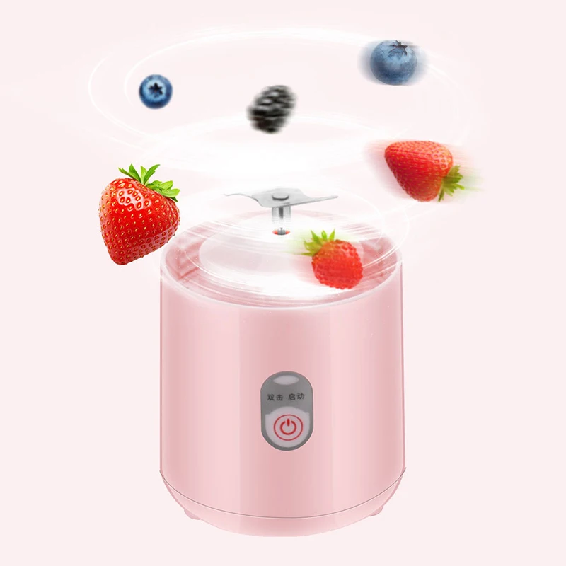 Xiaomi Mini Juicer Milk Shake Cup Small Portable Electric Wireless Juicer Home Usb Rechargeable 6 Blades Fruit Juice Blenders