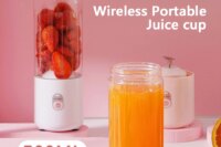 Xiaomi Mini Juicer Milk Shake Cup Small Portable Electric Wireless Juicer Home Usb Rechargeable 6 Blades Fruit Juice Blenders