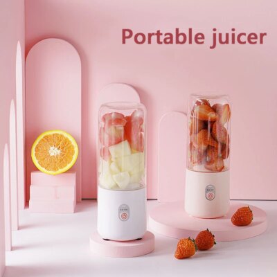 Xiaomi Mini Juicer Milk Shake Cup Small Portable Electric Wireless Juicer Home Usb Rechargeable 6 Blades Fruit Juice Blenders - Image 2
