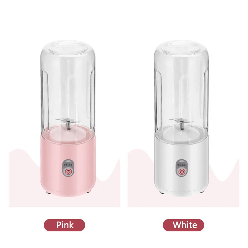 Xiaomi Mini Juicer Milk Shake Cup Small Portable Electric Wireless Juicer Home Usb Rechargeable 6 Blades Fruit Juice Blenders