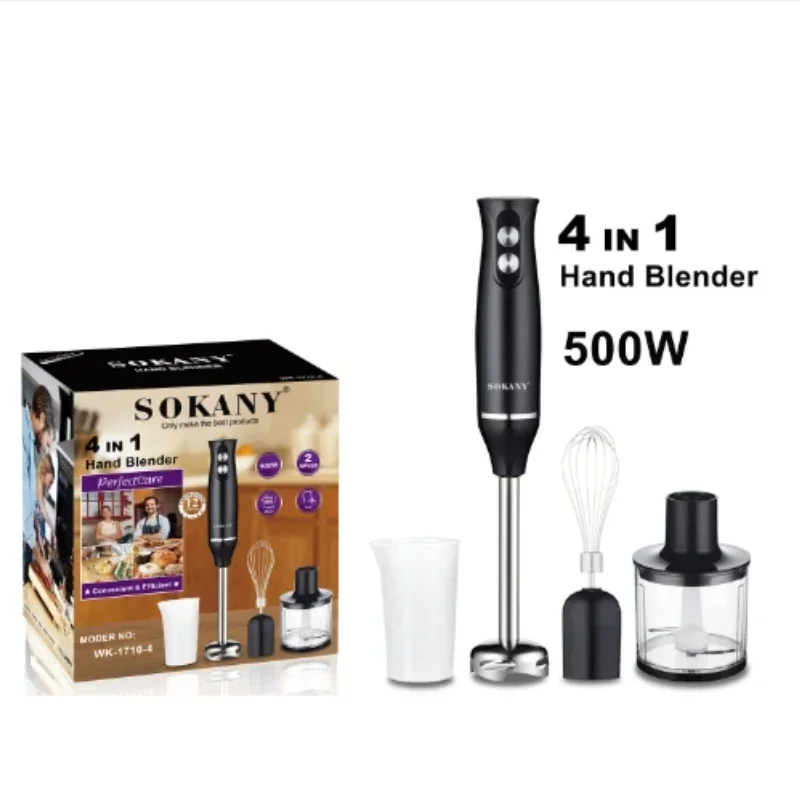 4 in 1 Household Multi-function Blender 110V/220V Electric Handheld Immersion Blender Baby Food Maker Kitchen Appliances 4 in 1 Household Multi-function Blender 110V/220V Electric Handheld Immersion Blender Baby Food Maker Kitchen Appliances