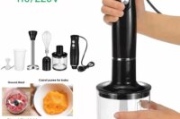 4 in 1 Household Multi-function Blender 110V/220V Electric Handheld Immersion Blender Baby Food Maker Kitchen Appliances