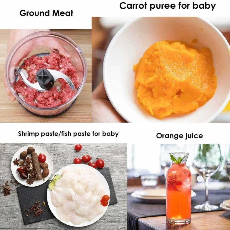 4 in 1 Household Multi-function Blender 110V/220V Electric Handheld Immersion Blender Baby Food Maker Kitchen Appliances 4 in 1 Household Multi-function Blender 110V/220V Electric Handheld Immersion Blender Baby Food Maker Kitchen Appliances
