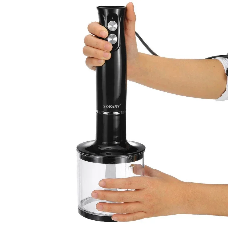 4 in 1 Household Multi-function Blender 110V/220V Electric Handheld Immersion Blender Baby Food Maker Kitchen Appliances 4 in 1 Household Multi-function Blender 110V/220V Electric Handheld Immersion Blender Baby Food Maker Kitchen Appliances