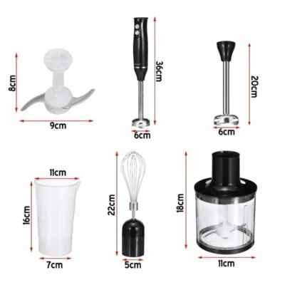 4 in 1 Household Multi-function Blender 110V/220V Electric Handheld Immersion Blender Baby Food Maker Kitchen Appliances - Image 3