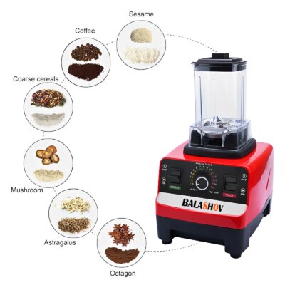 2000W Stationary Blender Heavy Duty Commercial Mixer Ice Smoothies Appliances for Kitchen Professional High Power Food Processor - Image 3