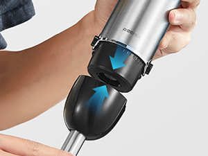 Hand Blender 1000W, Reemix 5-in-1 Electric Stick Blender, Copper Motor Stainless Steel Blade Stick Blender Mixer with Turbo Mode Hand Blender 1000W, Reemix 5-in-1 Electric Stick Blender, Copper Motor Stainless Steel Blade Stick Blender Mixer with Turbo Mode