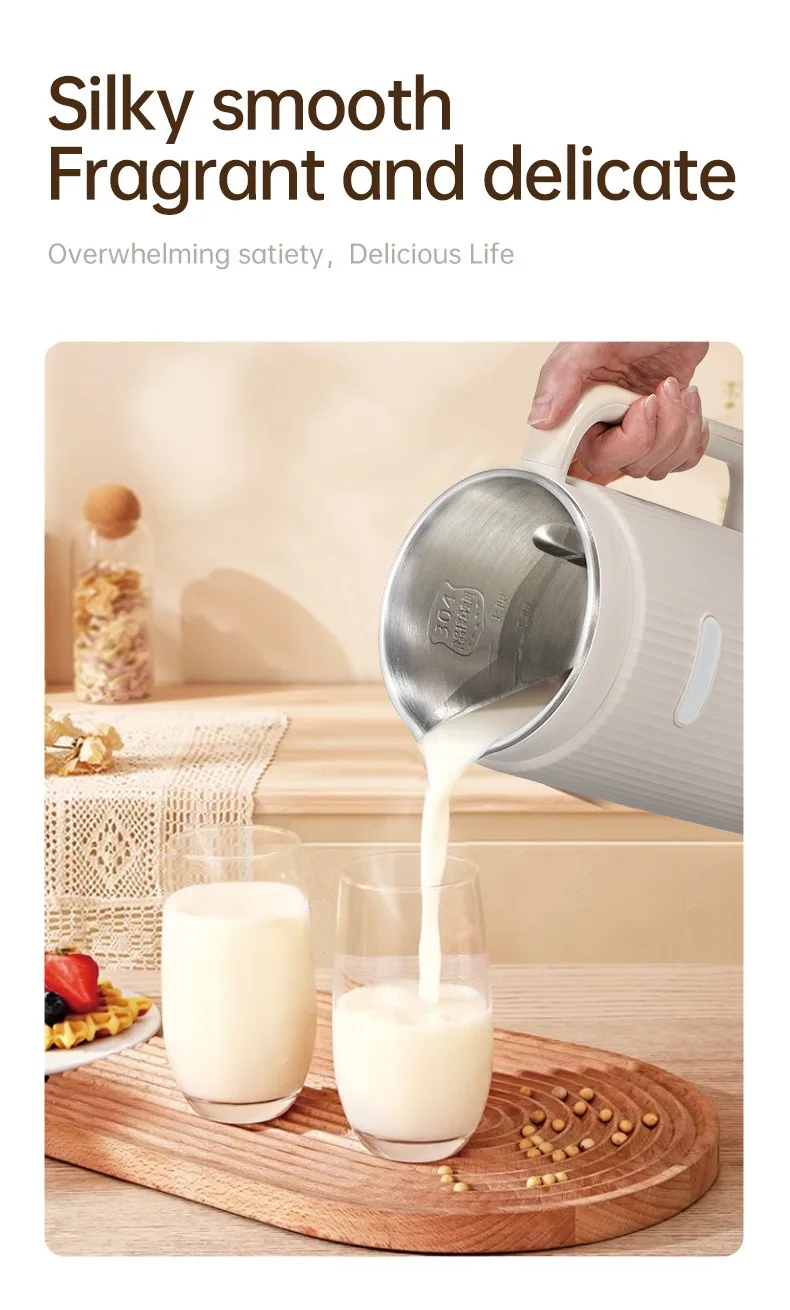 220V/110V  Multifunctional Electric Soybean Milk Machine Food Blender Automatic Fruit Juice Maker Water Boiling Kettl Soy