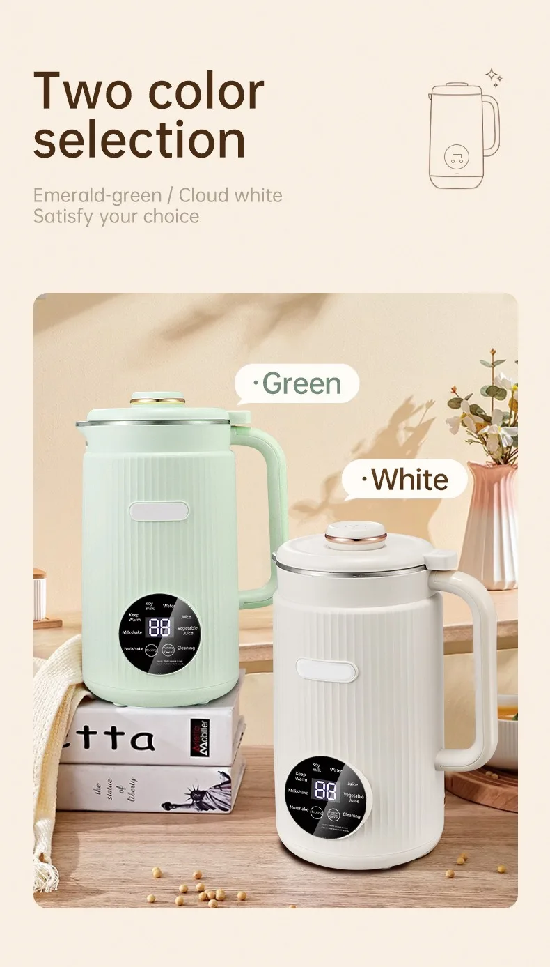 220V/110V  Multifunctional Electric Soybean Milk Machine Food Blender Automatic Fruit Juice Maker Water Boiling Kettl Soy