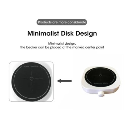 Magnetic Stirrer Kitchen Liquid Mixing Mini Lab Stir Mixer Portable Electric Mixing stir USB 2L 4000RPM for Laboratory - Image 5