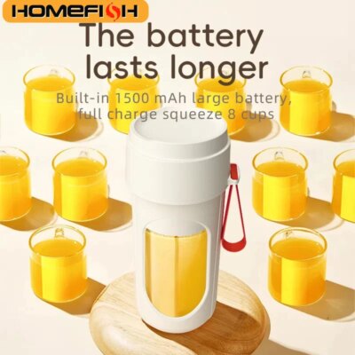12 Blades Electric Portable Blender 350ML Juicer Fruit Mixers USB Rechargeable Smoothie Juicer Cup Squeezer Juice Maker - Image 3