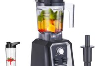 BioloMix Automatic Program Professional Kitchen Smoothie Blender BPA FREE 2L Low-profile Jar Food Mixer Juicer Ice Crusher