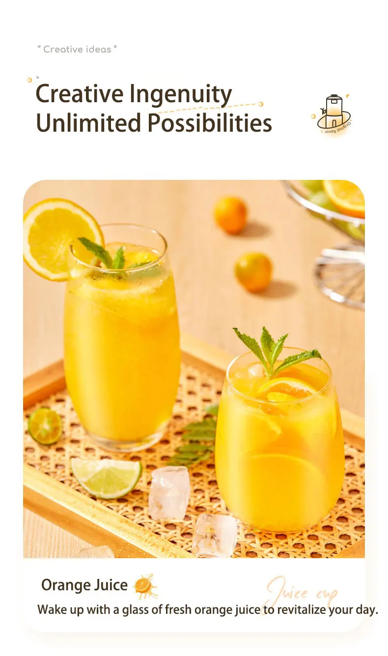 Home Travel 1500mAh Rechargeable Juicer For Lemon Orange Citrus 45W  Wireless Blender Automatic Separation Raw Electric Juicer