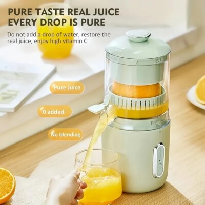 Home Travel 1500mAh Rechargeable Juicer For Lemon Orange Citrus 45W  Wireless Blender Automatic Separation Raw Electric Juicer - Image 5