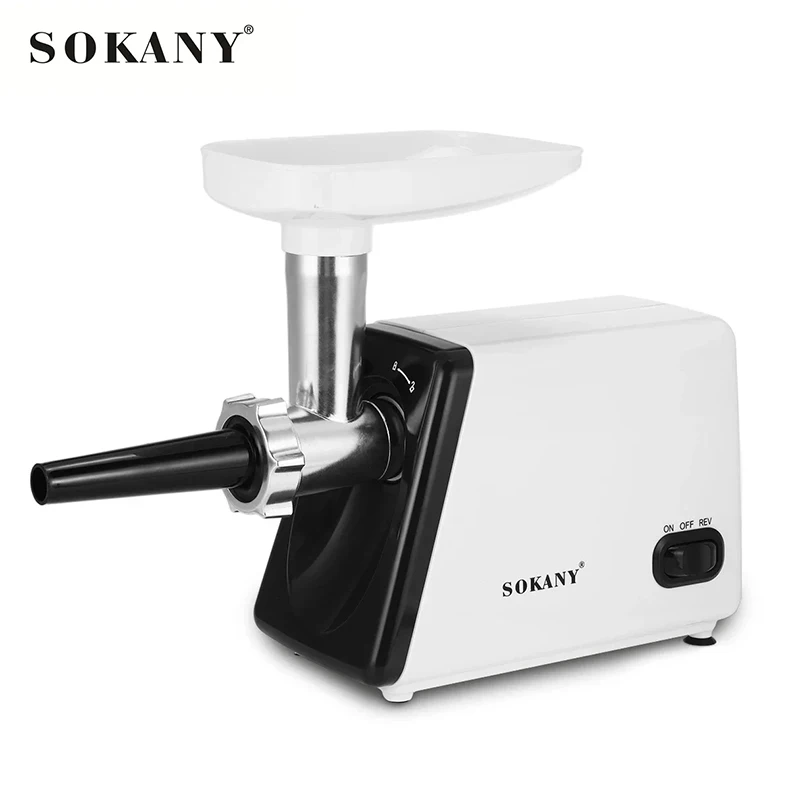 2500W Stainless Steel Kitchen Meat Grinders Business Home Dumpling Stuffing Vegetable Crusher Meat Mincer Stuffing Machine