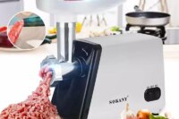 2500W Stainless Steel Kitchen Meat Grinders Business Home Dumpling Stuffing Vegetable Crusher Meat Mincer Stuffing Machine