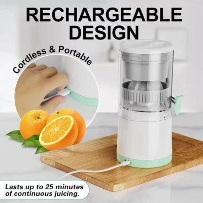 Xiaomi MIJAI Portable Electric Juicer USB Charging Orange Fruit Blender Household Juice Squeezer Mixer Citrus Juicer For Travel - Image 2