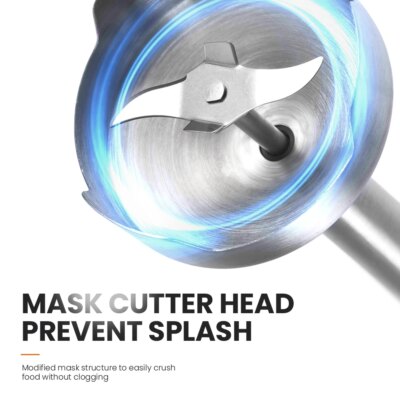 MIUI Hand Immersion Blender 1000W Powerful 4-in-1 Stainless Steel Stick Food Mixer 700ml Mixing Beaker 500ml Processor Whisk - Image 3