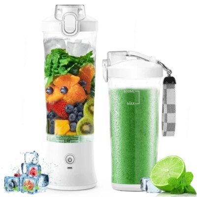 Zai Xiao Portable blender mixer 600ML Electric Juicer Fruit Mini Blender 6 Blades For Shakes and Smoothies Juicer Sport Outdoor - Image 4