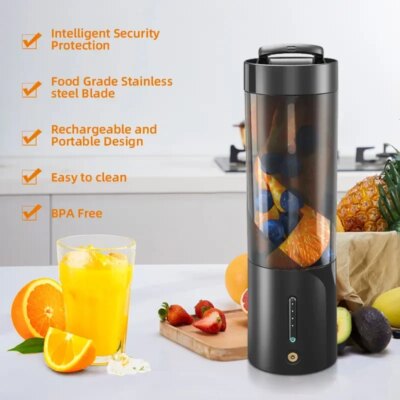 Xiaomi Youpin Juicer Cup Portable Mixer Blender Fresh Juice Mixer Electric Wireless Charge Mini Fruit Mixers Juicer Blender New - Image 2