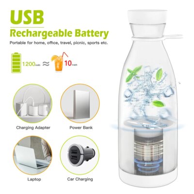 Multi-Functional Mini Juicer Portable Juice Cup Portable Blender Bottle Usb Rechargeable Shake Cup Blender Antioxidant Cup - Image 2