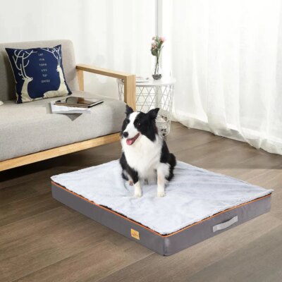 Dog Pet Bed  Large Padded Orthopedic Dog Bed Foam Cushion Pets Pillow Bed with Washable Cover - Image 2