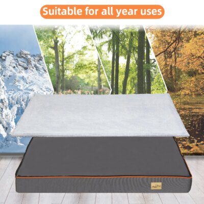Dog Pet Bed  Large Padded Orthopedic Dog Bed Foam Cushion Pets Pillow Bed with Washable Cover - Image 5