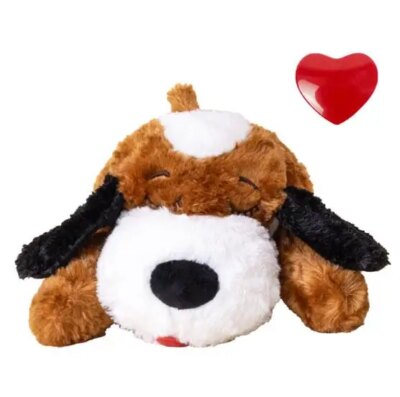 IFOYO Pet Heartbeat Puppy Behavioral Training Dog Plush Pet Comfortable Snuggle Anxiety Relief Sleep Aid Doll Durable Drop ship - Image 5