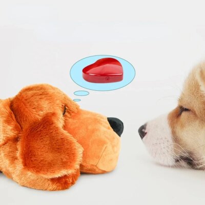 IFOYO Pet Heartbeat Puppy Behavioral Training Dog Plush Pet Comfortable Snuggle Anxiety Relief Sleep Aid Doll Durable Drop ship - Image 4