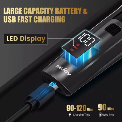 Sejoy Pet Hair Clippers For Dog Cat Hair Trimmer ShARP3S Cat Shaver Hair Cutting Machine Puppy Grooming Haircut Low Noice - Image 4