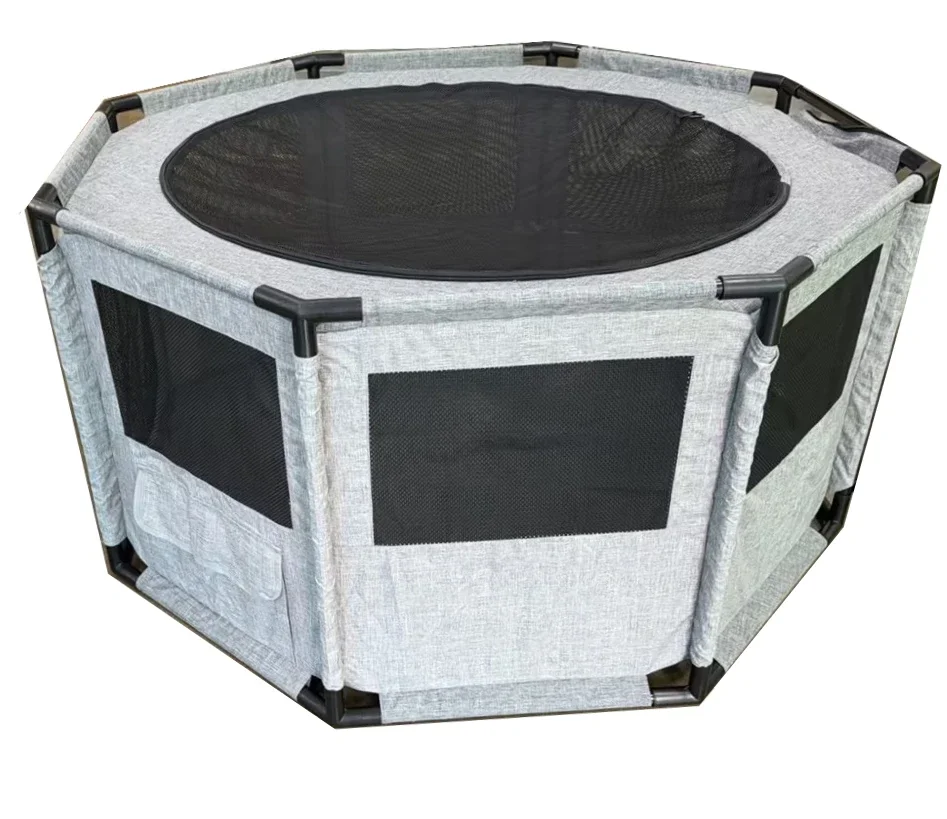 Dog Playpen, Cat Dog Crate Portable Pet Exercise Cage Kennel House Puppy Playpen Animal Playpen Indoor/Outdoor, Water-Resistant