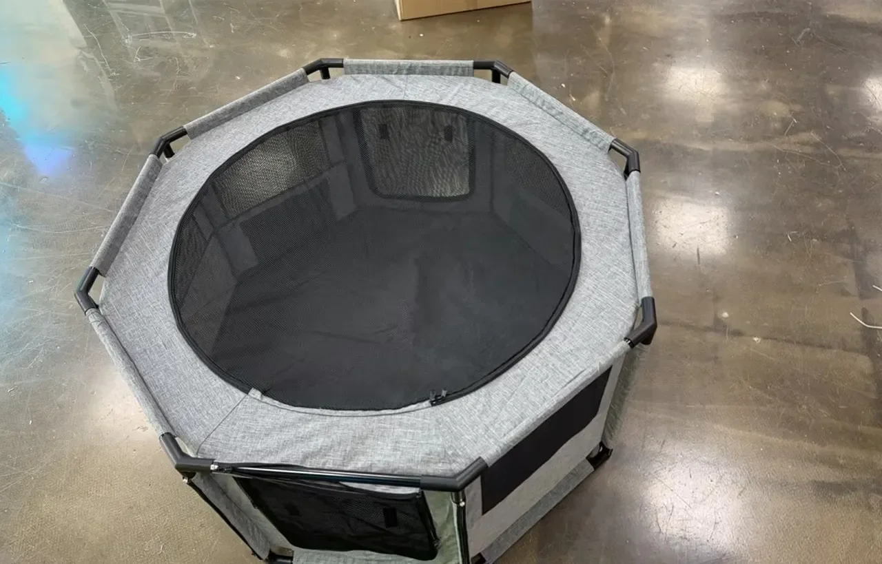 Dog Playpen, Cat Dog Crate Portable Pet Exercise Cage Kennel House Puppy Playpen Animal Playpen Indoor/Outdoor, Water-Resistant