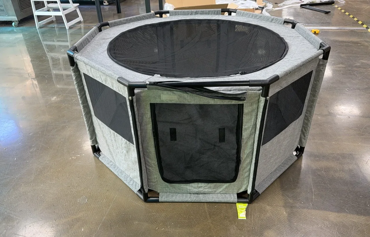 Dog Playpen, Cat Dog Crate Portable Pet Exercise Cage Kennel House Puppy Playpen Animal Playpen Indoor/Outdoor, Water-Resistant