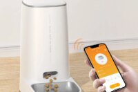 ROJECO Automatic Cat Feeder Pet Smart WiFi Cat Food Kibble Dispenser Remote Control Auto Feeder For Cat Dog Dry Food Accessories