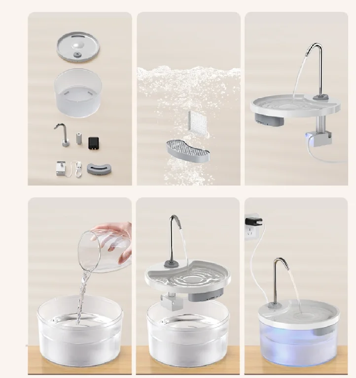 Pet drinking fountain automatic fountain for cat distributor smart pets Pet drinking fountain automatic fountain for cat distributor smart pets